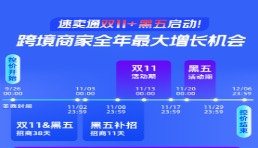 跨境商家全年最大增長機會來了！速賣通啟動雙十一&黑五招商